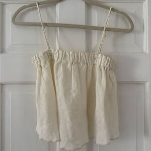 Ozma of California Linen Tank